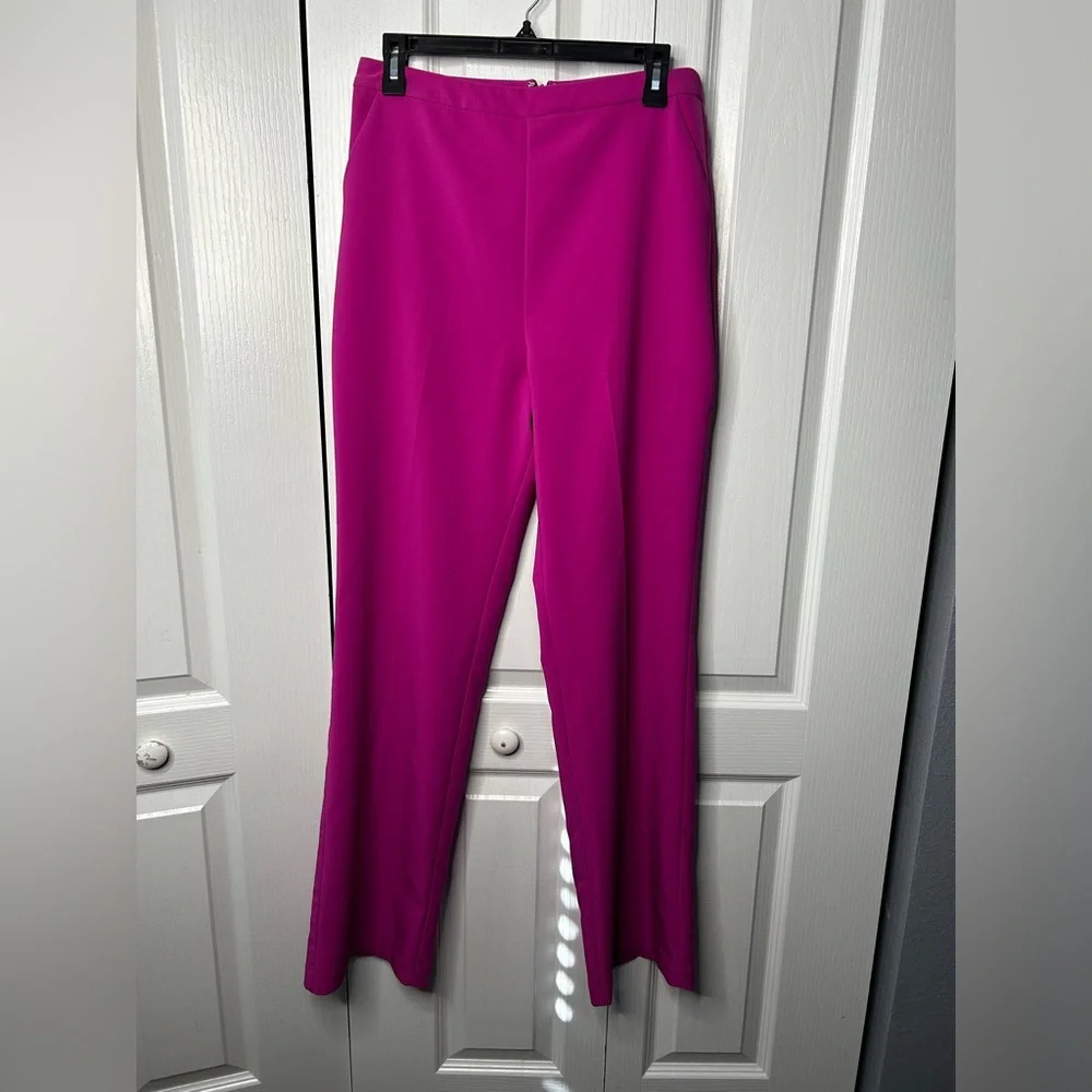 NBD Women's Topaz High Rise Pant in Magenta Pink Size Medium Retail $178 Revolve - Picture 8 of 9